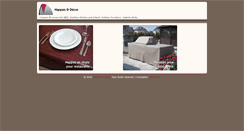 Desktop Screenshot of nappesetdecor.com